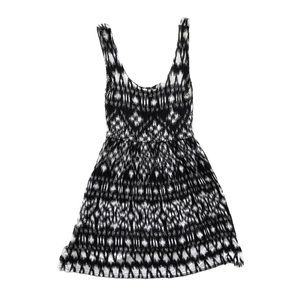 Aqua by Bloomingdale’s Patterned Scoopneck Mini Dress